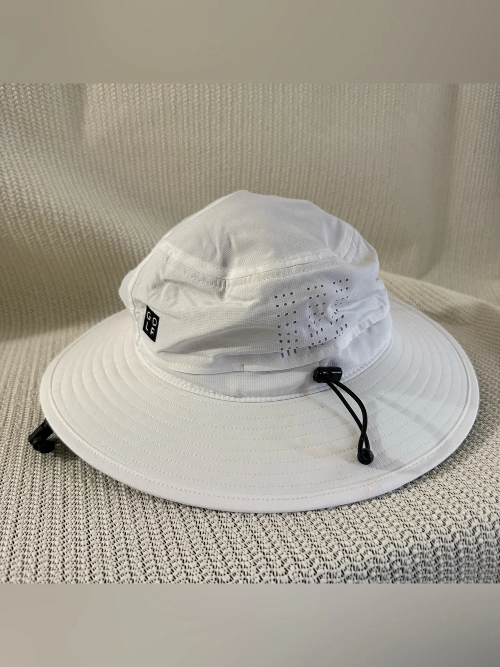 Adidas Golf Wide Brim Sun Hat White L/XL UPF Bucket Boonie Hat NWOT